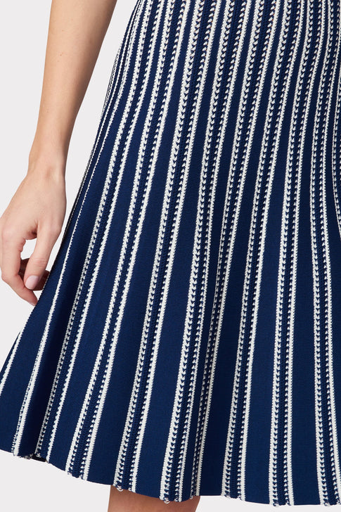 Stripe Fit & Flare Dress 2