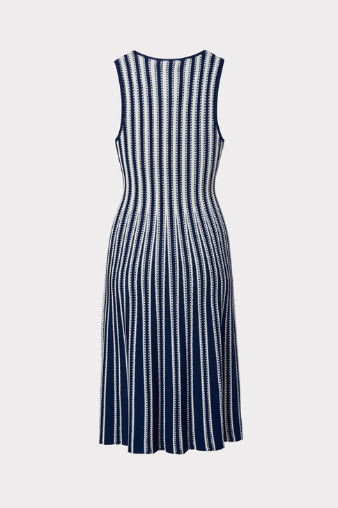 Stripe Fit & Flare Dress 3