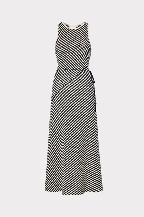 Diagonal Stripe Dress 0