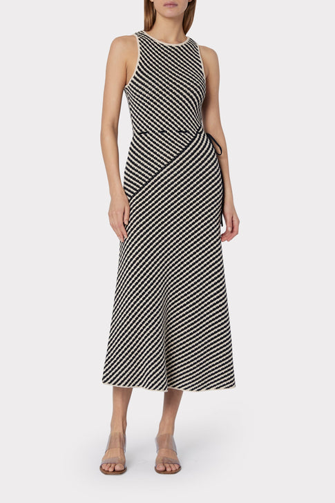 Diagonal Stripe Dress 1