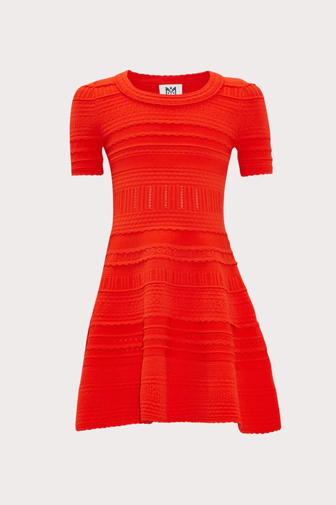 Milly Minis Textured Tech Dress 0