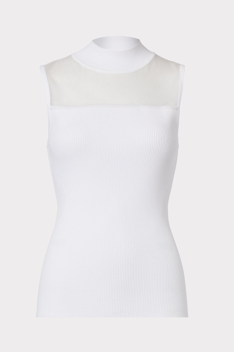 Sheer Yoke Shell