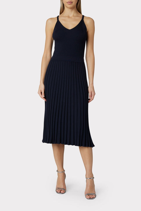 Cami Top Pleated Midi Dress 1