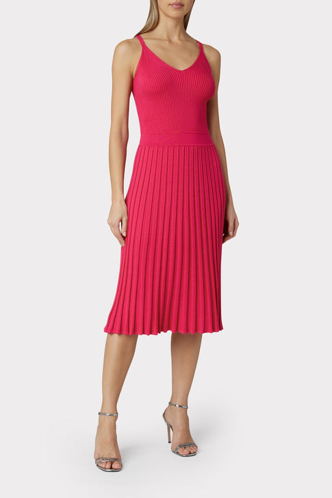 Cami Top Pleated Midi Dress 1