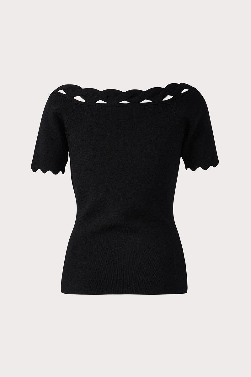 Keyhole Twist Trim Top