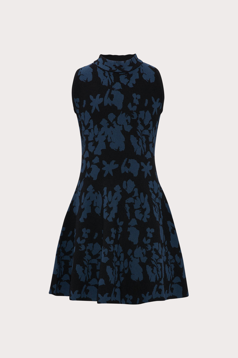 Mini Floral Flared Dress