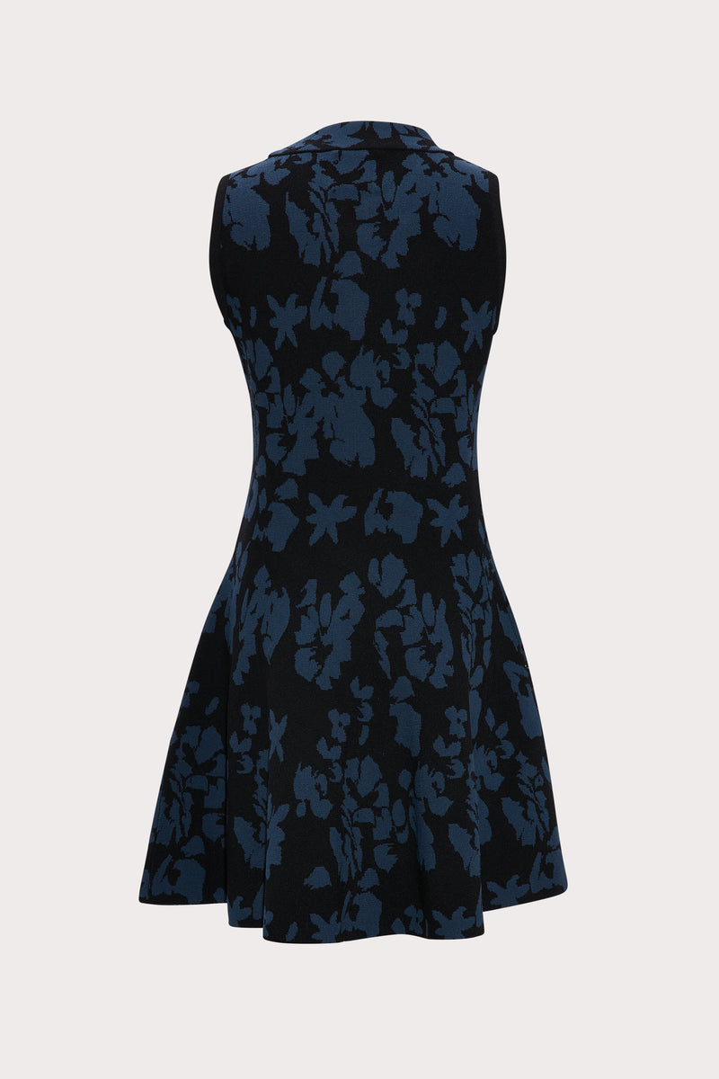 Mini Floral Flared Dress