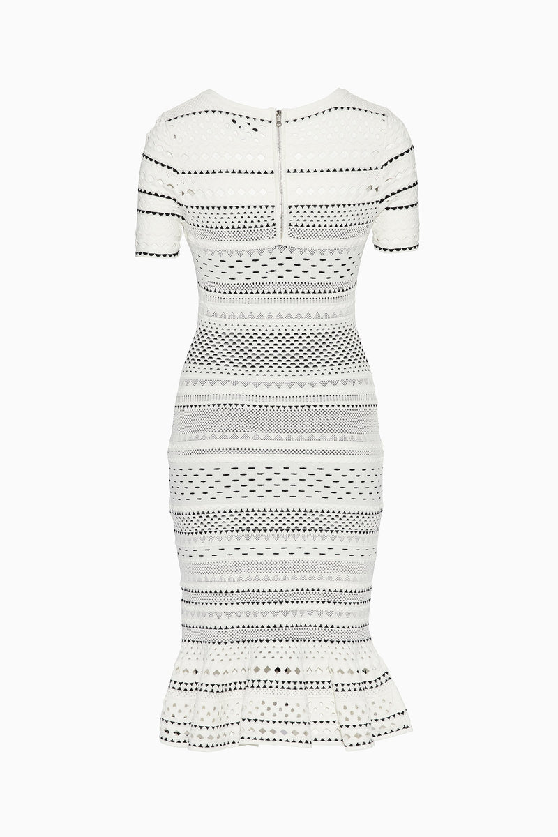 Geo Cut Out Mermaid Dress