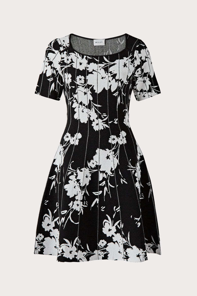 Silhouette Floral Fit & Flare