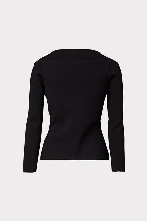 Cutout Front Top Black Image 2 of 2