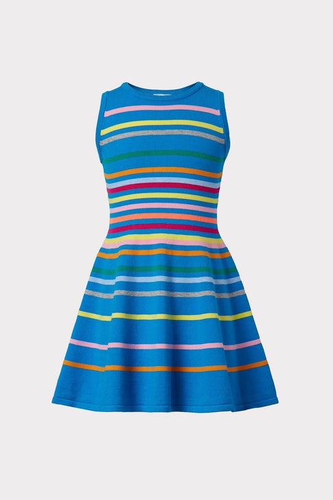 Milly Minis Rainbow Stripe Flare Dress 2