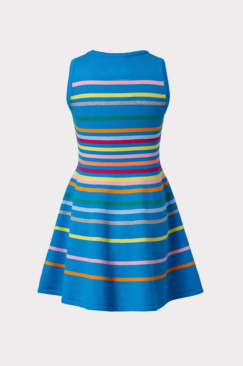 Milly Minis Rainbow Stripe Flare Dress 3