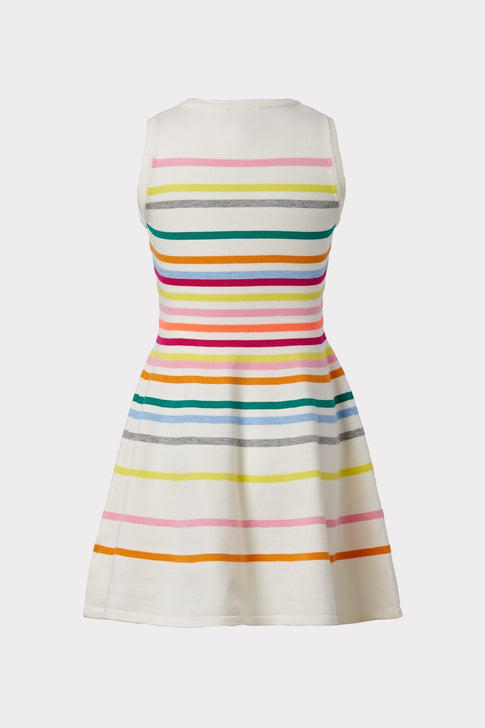 Milly Minis Rainbow Stripe Flare Dress 1