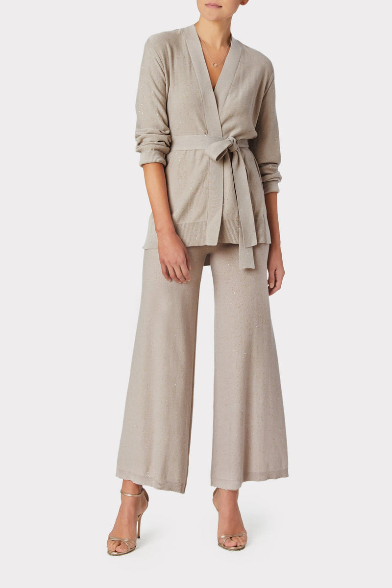 Sequin Wide Leg Pant