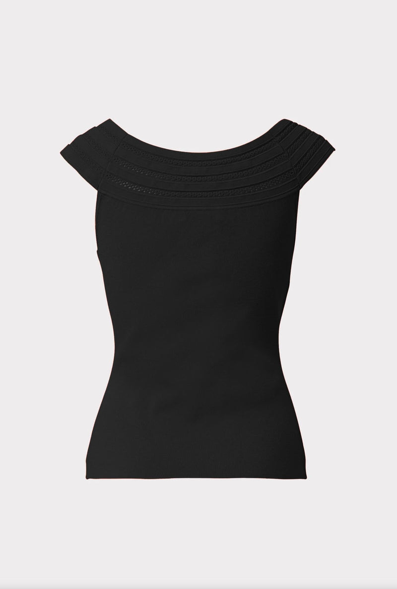 Pointelle Band Tank
