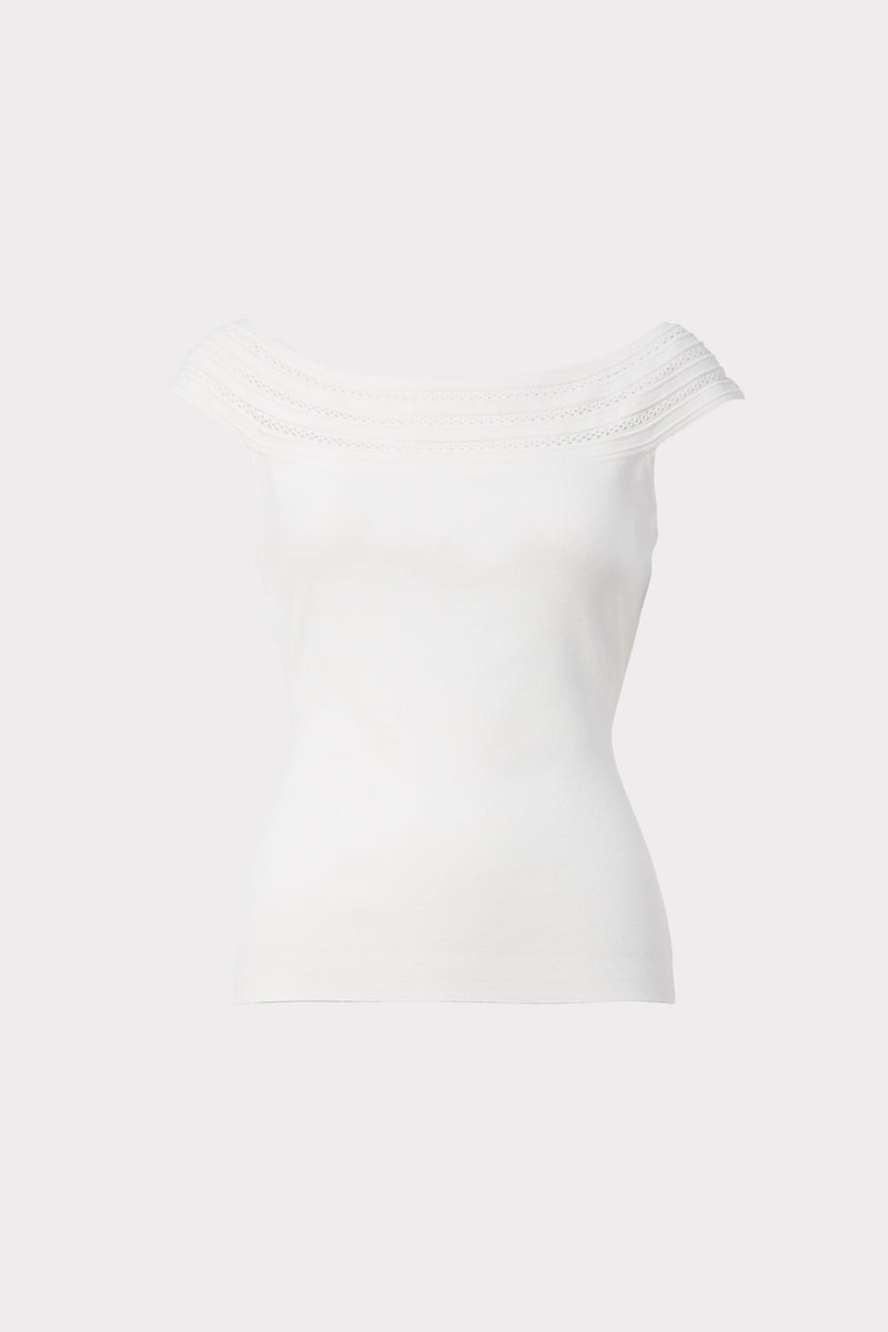 Pointelle Band Tank