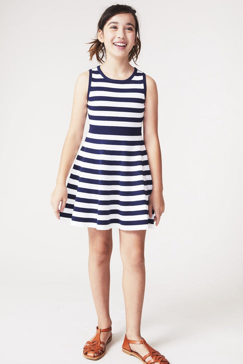 Milly Minis Striped Fit And Flare Dress 2