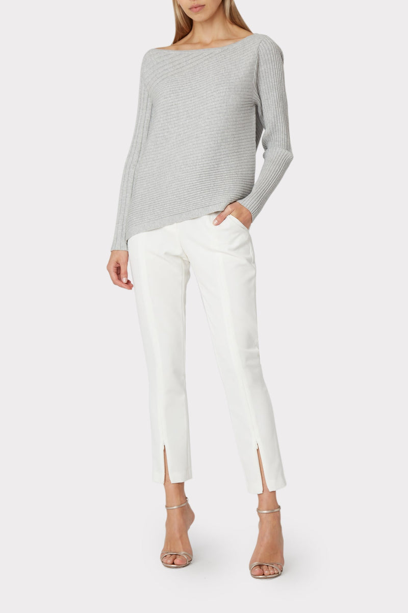 Asymmetric Boat Neck
