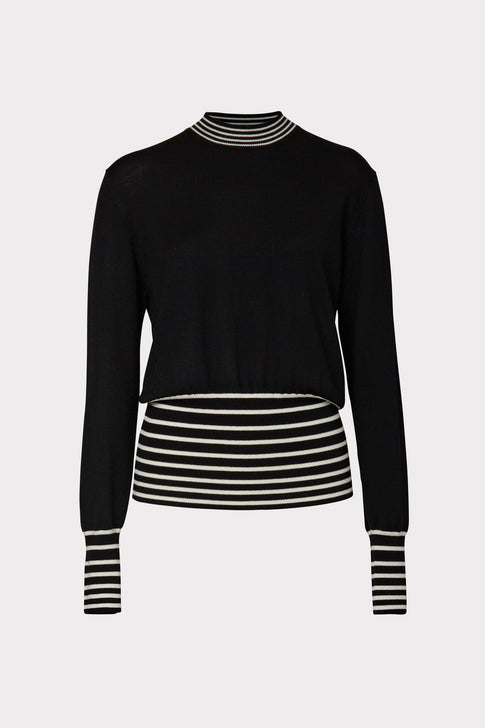 Striped Crew Neck Sweater 4