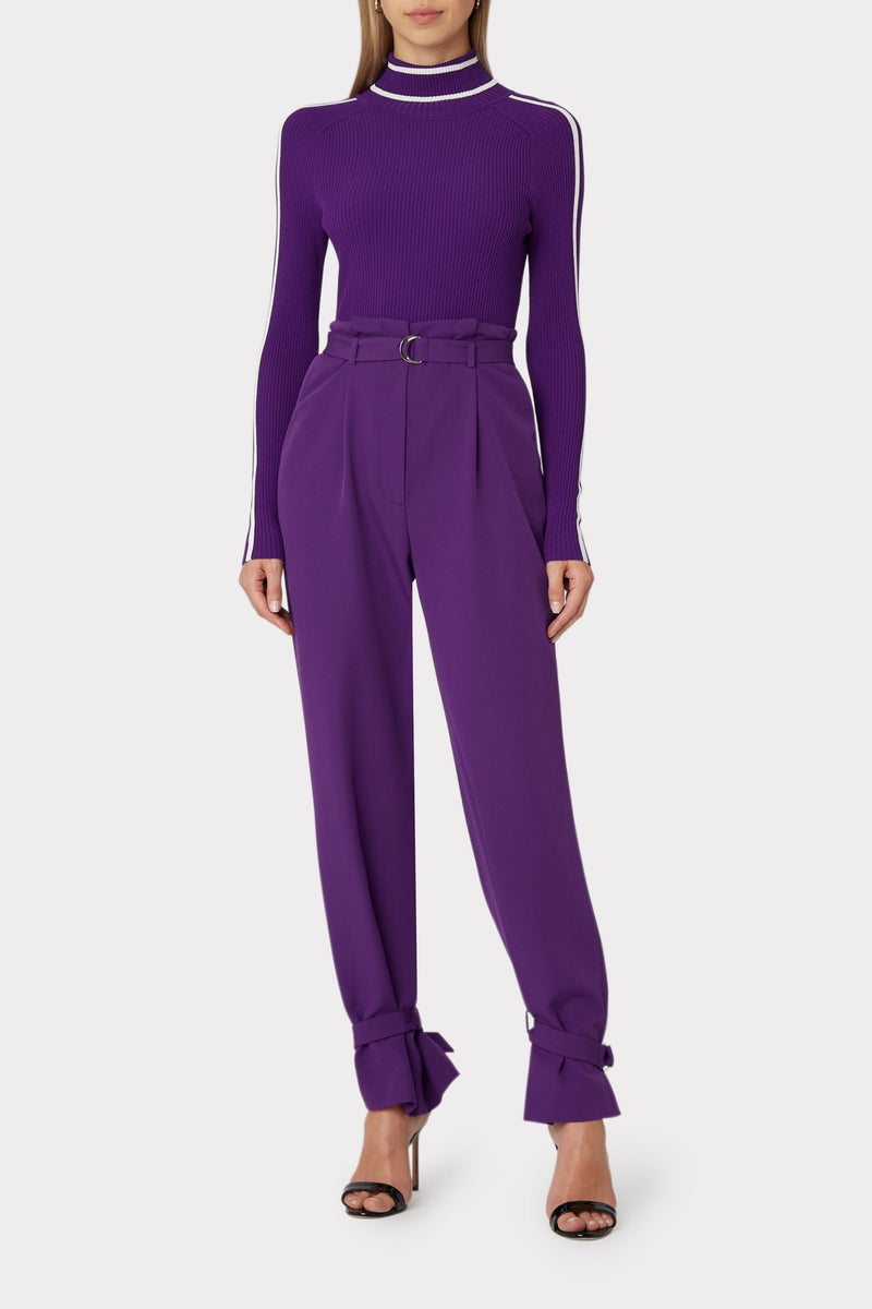 Racer Stripe Turtleneck