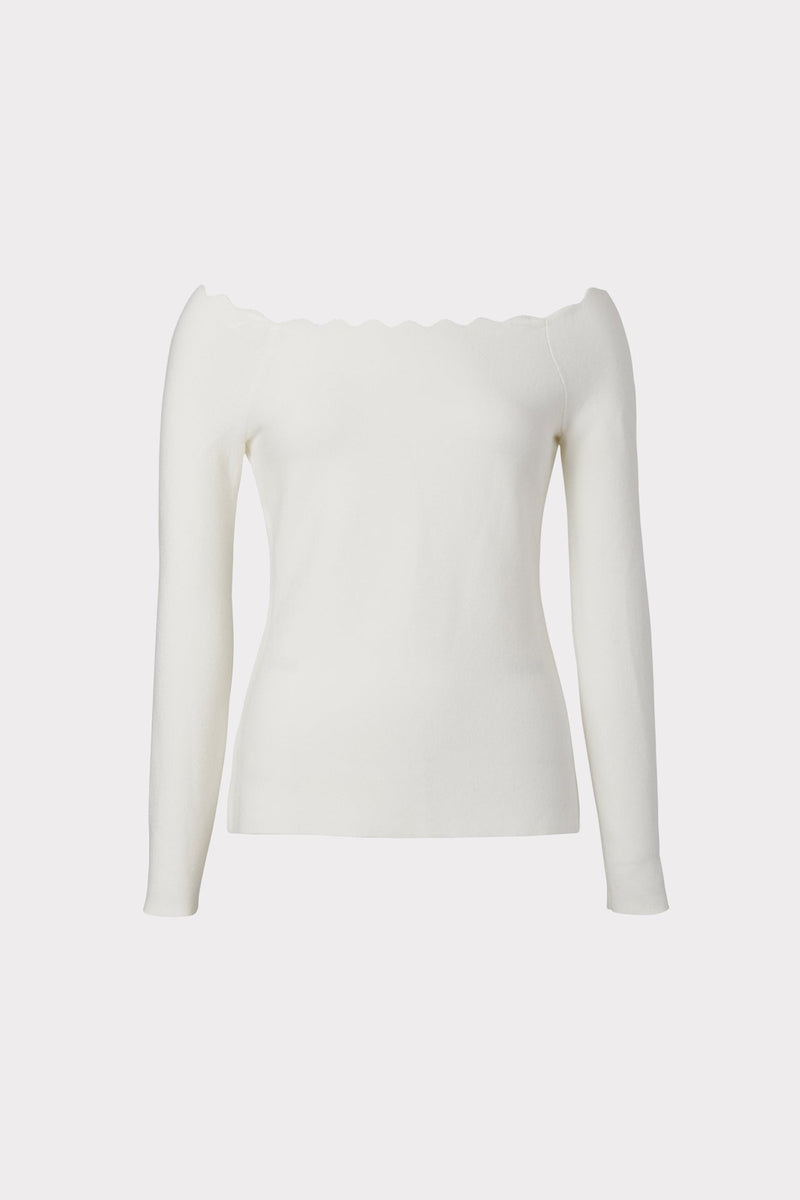 Scallop Pullover