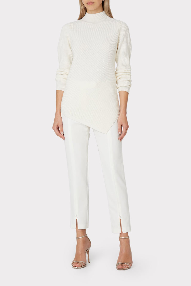 Asymetrical Hem Turtleneck
