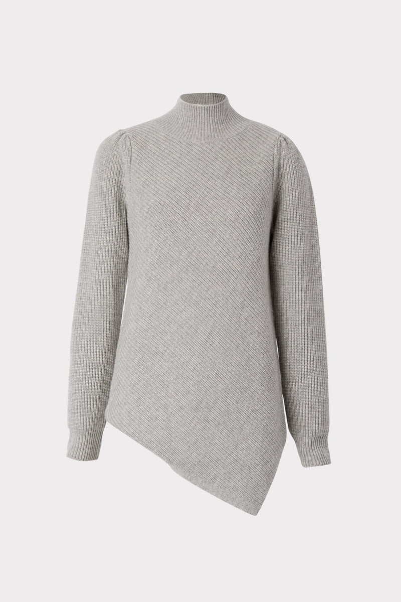 Asymetrical Hem Turtleneck