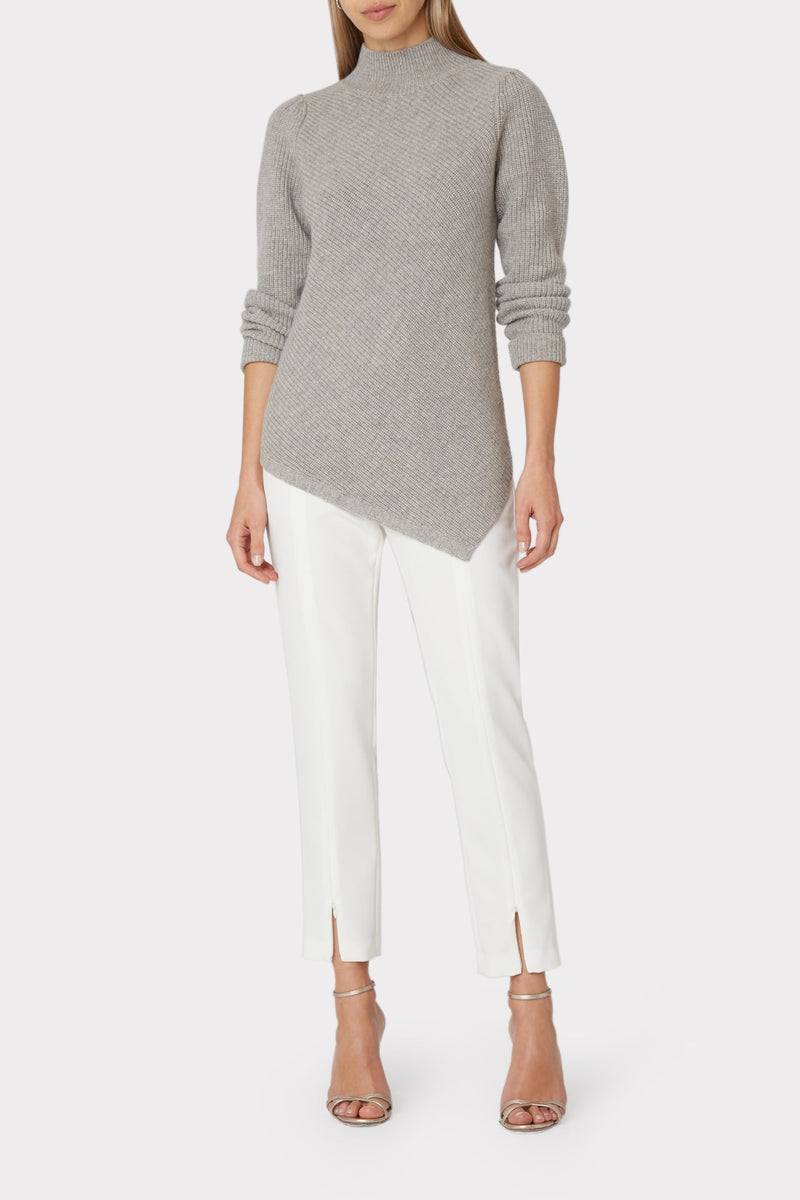 Asymetrical Hem Turtleneck