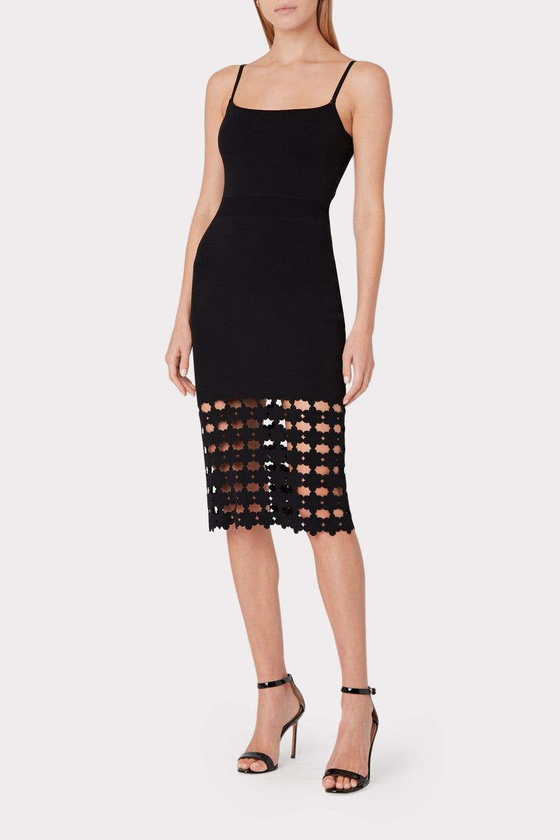 Laser Cutout Dress