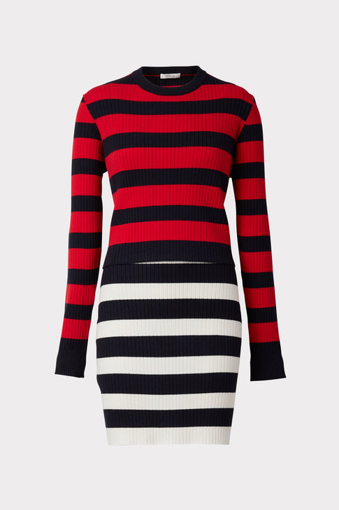 Stripe Layer Dress 0