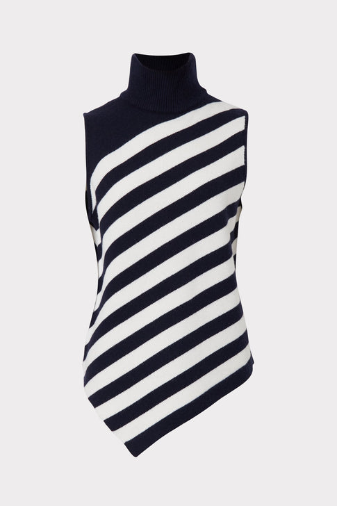 Stripe Asymetrical Tank 0