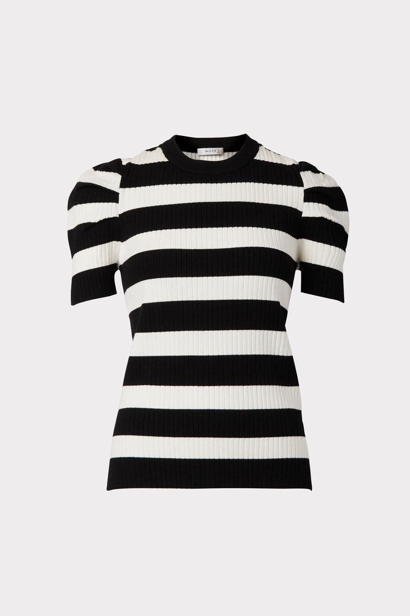 Stripe Tuck Pullover