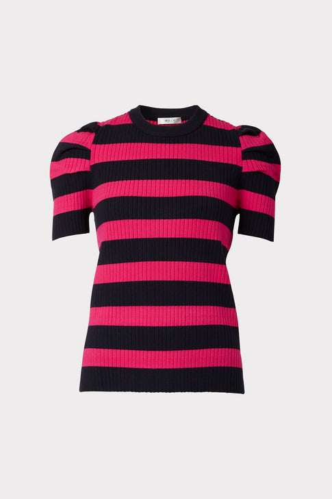 Stripe Tuck Pullover 4