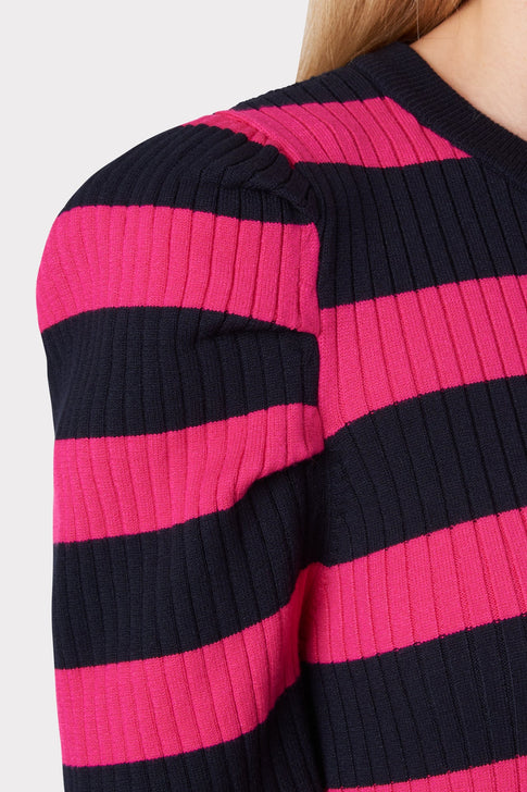 Stripe Tuck Pullover 6