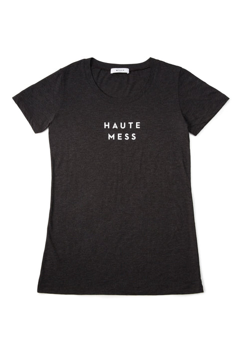 Haute Mess Tee HEATHER GREY Image 1 of 2